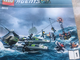 legos sets used model 8633 Agents Mission 4: Speedboat Rescue