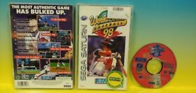 World Series Baseball 98 Sega Saturn Game Working Tested Complete case + manual 