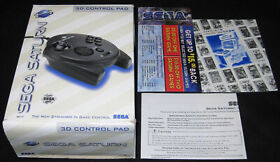 Sega Saturn 3D Control Pad - Box & Manuals Only