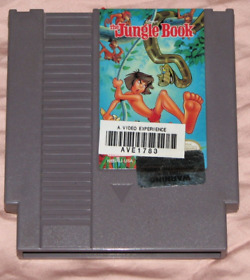 NES game Disney's The Jungle Book tested and working