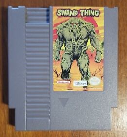 Swampthing NES NINTENDO SWAMP THING VIDEO GAME CART ONLY Rare Nice Game Horror