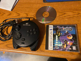 Nights Into Dreams Sega Saturn Not For Resale Full Game w/ 3D Remote Controller