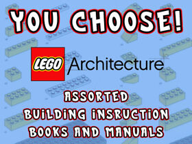 LEGO Architecture - YOU CHOOSE - Assorted INSTRUCTIONS MANUAL/BOOK *ONLY*