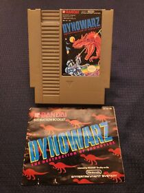 Dynowarz: The Destruction of Spondylus With Manual Nintendo 1990 NES Tested 