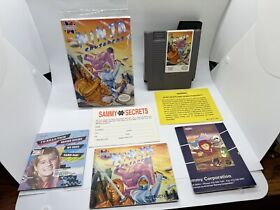 Ninja Crusaders Nintendo NES Complete CIB With Inserts & Poster Rare Very Nice!