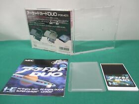 NEC PC Engine -- Arcade Card Duo -- JAPAN. GAME. Work. 14055