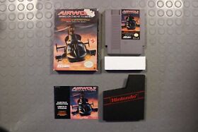 Nintendo Nes Af Eng Pal Airwolf Tested Box Retrogaming 1989 Akklaim