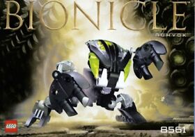LEGO BIONICLE Bohrok NUHVOK 8561 100% COMPLETE w Parts List and Krana Mask 2002