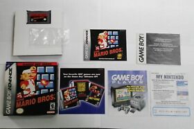 Super Mario Bros Classic NES Series Game Boy Advance complete in box authentic
