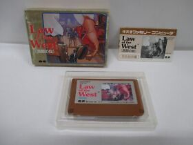 NES -- Law of the West -- Box. Famicom, JAPAN Game. Work fully!! 10604