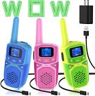 Wishouse Wearable Walkie Talkies 3 Pack - UP TO 3KM IN A OPEN AREA ~ 3 Colors