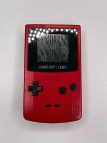 Nintendo Gameboy Color CGB-001 Console - Berry Red (WON'T TURN ON)