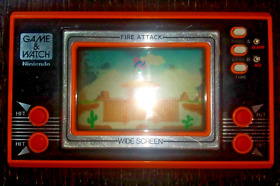 1982 Nintendo Game & Watch Fire Attack - SINGLE SCREEN -  used  