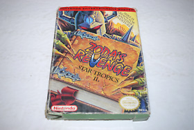 Star Tropics II Zoda's Revenge Nintendo NES Video Game Complete in Box