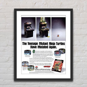 Teenage Mutant Ninja Turtles II Acarde Game NES Glossy Poster 18" x 24" G0163