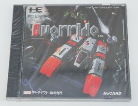 Over Ride - NEC PC Engine PCE HuCard JP Japan - New & Sealed