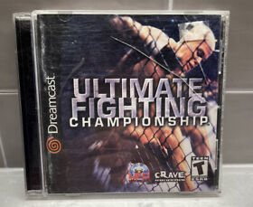 Ultimate Fighting Championship (Sega Dreamcast, 2000)w/ Manual TESTED AUTHENTIC