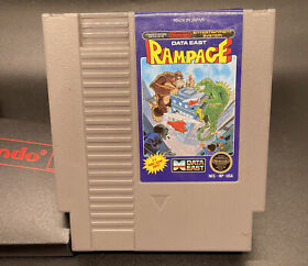 RAMPAGE - NES Authentic Game Cart. w/Nintendo Sleeve - Tested/Working  VG+