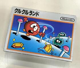 [Used] NINTENDO CLU CLU LAND Boxed Nintendo Famicom Software FC from Japan