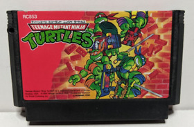 Teenage Mutant Ninja Turtles Arcade (Nintendo Famicom). Tested & Working.