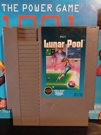 Lunar Pool Nintendo Entertainment System (NES, 1987) auténtico - probado