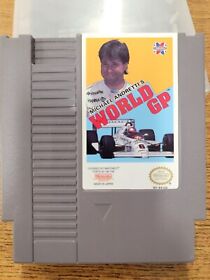 Michael Andretti's World Grand Prix GP Nintendo NES - Tested Working