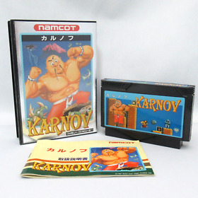 Karnov  w/ Box & Manual [Nintendo Famicom JP ver.]