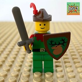 LEGO Castle, Forestmen: Red Forestman, SWORD, STAG SHIELD, cas139, 6103, 1988
