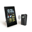 LCD Temperature Humidity Digital Calendar Clock Weather Forecast Alarm Clock