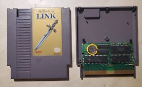 Zelda 2 The Adventure Of Link (Nintendo NES) Gris NUEVO BATERÍA Limpiado Probado