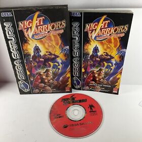Night Warriors Darkstalkers Revenge SEGA Saturn Complete Video Game - PAL (A)