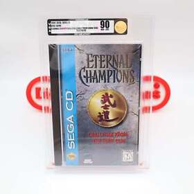 Sega CD ETERNAL CHAMPIONS: CHALLENGE DARK SIDE - VGA GRADED 90 MINT GOLD NEW! 