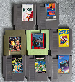 Nintendo NES Mario 3, Ultimate Stuntman, Silent Assault, Turtles, Skate or Die..