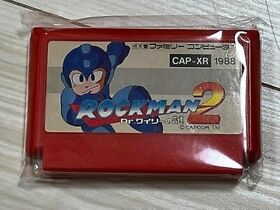 Rockman 2 Nintendo Famicom Capcom 1988 CAP-XR Mega Man Japanese Version Action