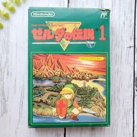 Usado Nintendo 1992 The Legend of Zelda 1 Nintendo Famicom NES japonés retro 