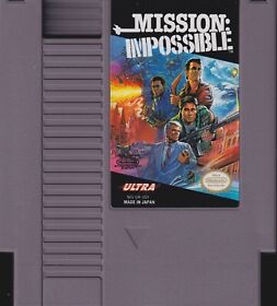 MISSION: IMPOSSIBLE (1990) nes nintendo konami ultra tv us NTSC USA IMPORTAZIONE