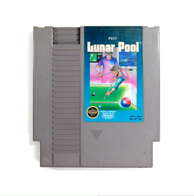 VVG - NES - Lunar Pool Game Cartridge - Original, Cleaned and Tested - ©1987