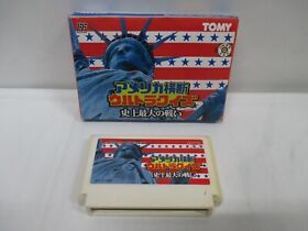 NES -- America Oudan Ultra Quiz -- Famicom, JAPAN Game. 10967