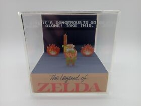 The  Legend of Zelda Nintendo NES Classic Shadow Box Diorama Cube Link