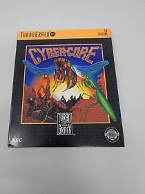 Cyber Core Complete TurboGrafx 16 Turbo Grafx TG16 Complete in Box Nice!
