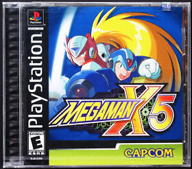 Mega Man X5 Sony PlayStation 1 PS1 Factory Sealed Black Label Not WATA CGC VGA