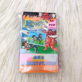 Makaimura / Ghosts 'n Goblins magnet sticker Unused Old Stock Rare Famicom USA