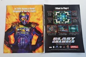Blast Chamber Duo Sega Saturn Ps1 Pc Game ADVERT 8.2X11" X 2 MINI POSTER