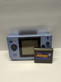 Neo Geo Pocket Color Console Only Platinum Blue SNK TESTED USA RELEASE W/PAC MAN