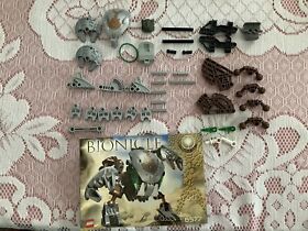 Lego Bionicle 8577 Pahrak Kal With Instructions;Missing One Piece