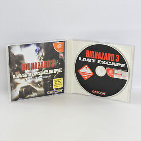 BIOHAZARD 3 Last Escape Resident Evil Dreamcast Sega 1683 dc