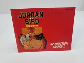 Jordan vs. Bird (Nintendo NES) Booklet / Manual Only