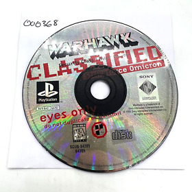 WarHawk (PlayStation 1 PS1, 1995) Disc Only / Tested