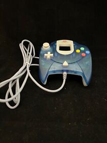 Sega Dreamcast Clear Blue Controller - Used - Authentic Tested and Working