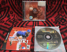 World Series Baseball 2K1 Sega Dreamcast Complete CIB w/ Manual Not For Resale